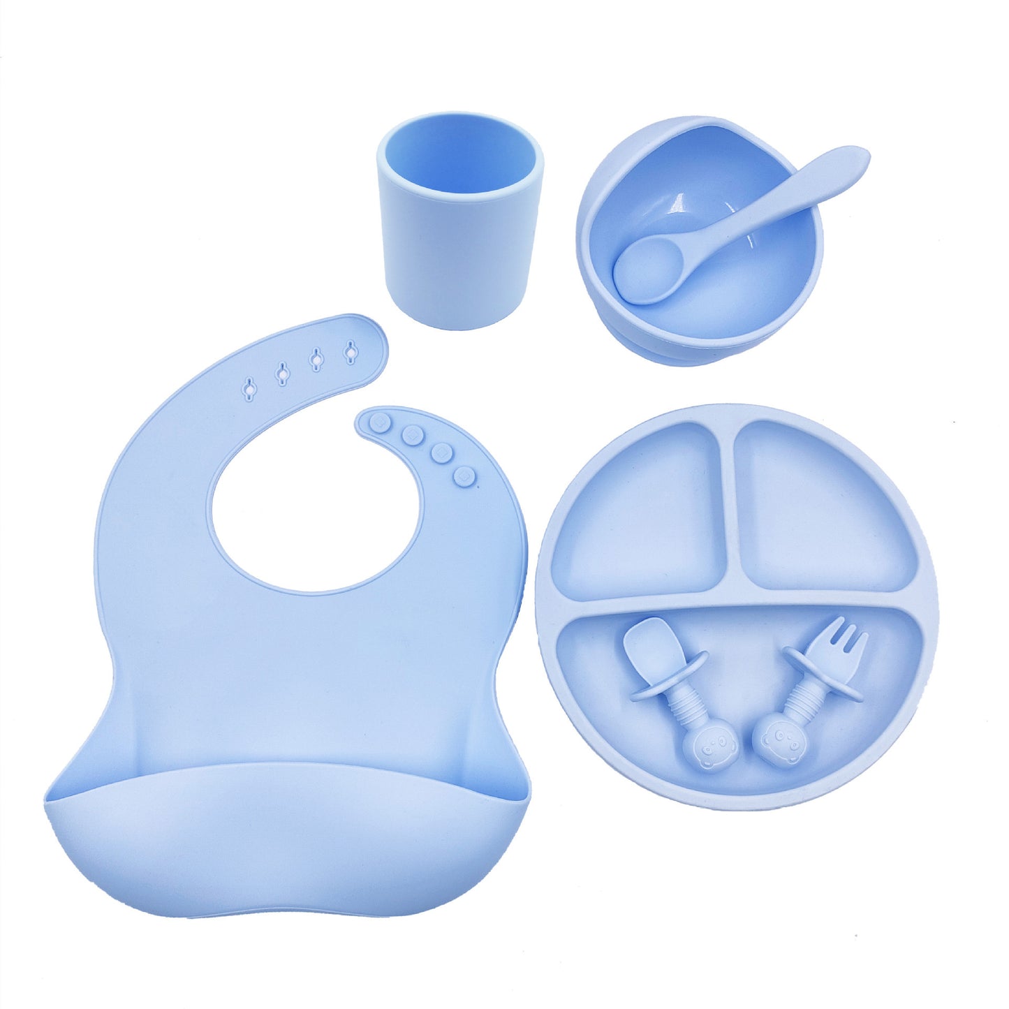 SageMealtime Complete Silicone Feeding Set