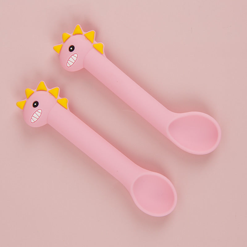 ChompChum Silicone Dino Spoon Set (2-Pack)