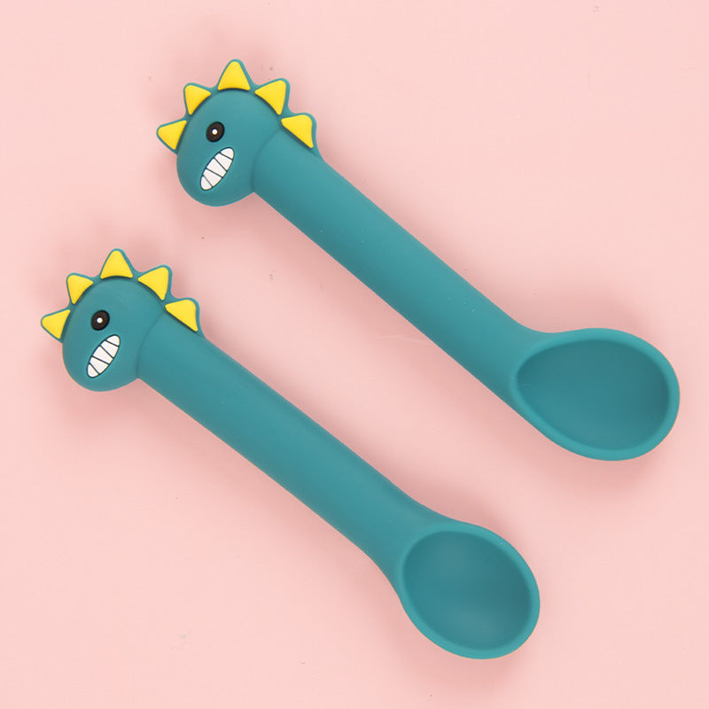 ChompChum Silicone Dino Spoon Set (2-Pack)