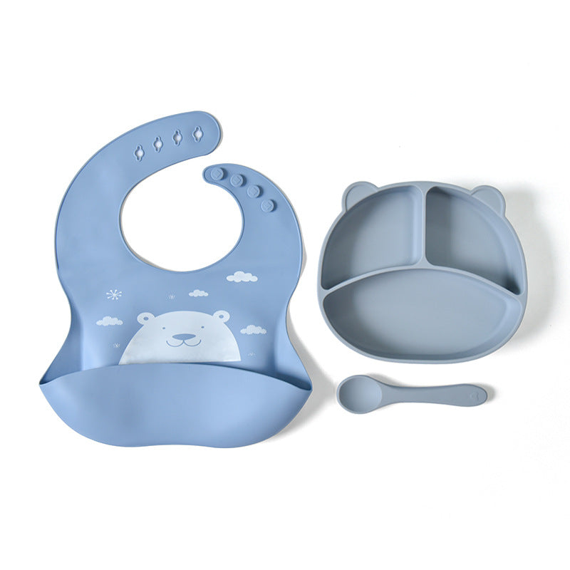 Mealtime Mosaic Silicone Tableware Trio