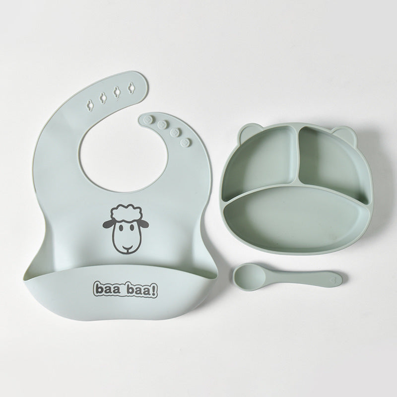 Mealtime Mosaic Silicone Tableware Trio