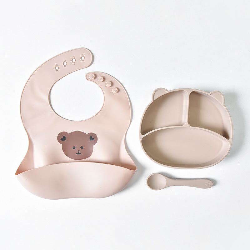 Mealtime Mosaic Silicone Tableware Trio