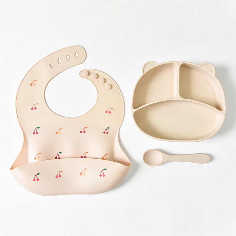 Mealtime Mosaic Silicone Tableware Trio