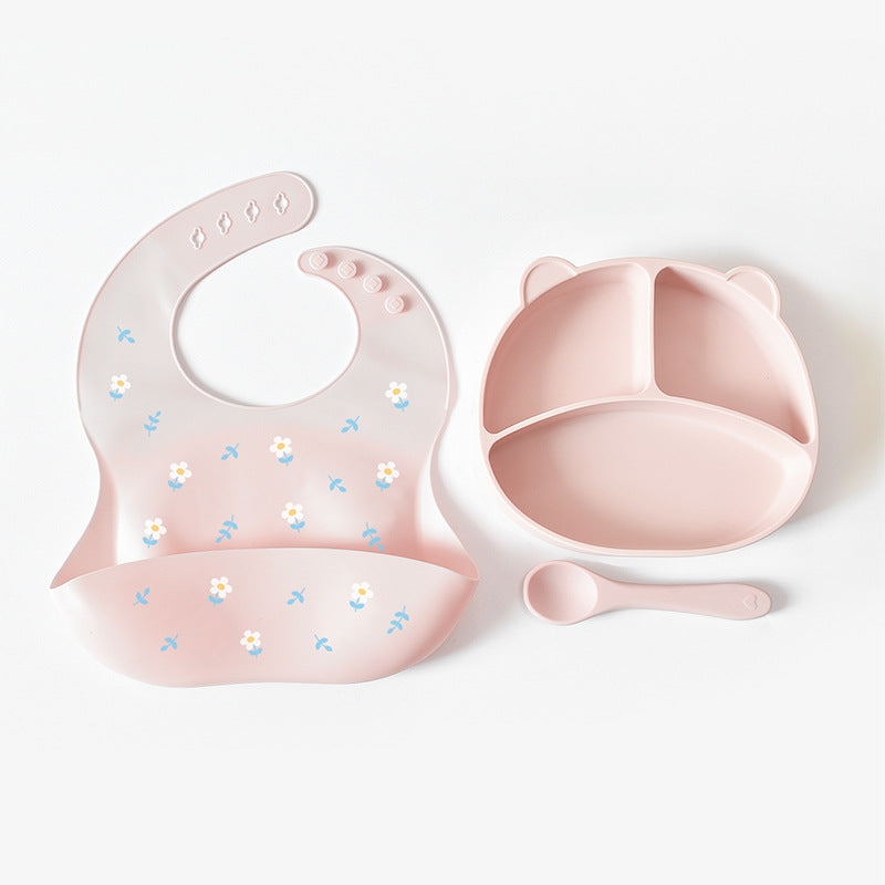 Mealtime Mosaic Silicone Tableware Trio