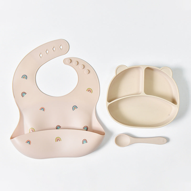 Mealtime Mosaic Silicone Tableware Trio