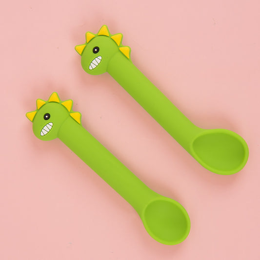 ChompChum Silicone Dino Spoon Set (2-Pack)