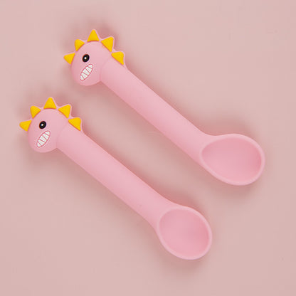ChompChum Silicone Dino Spoon Set (2-Pack)