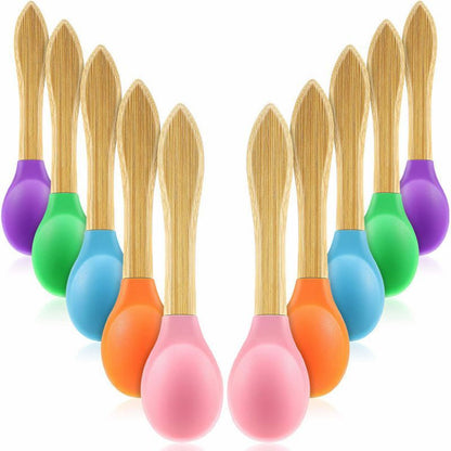 NatureNest Bamboo & Silicone Feeding Spoon