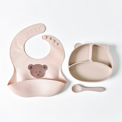 Mealtime Mosaic Silicone Tableware Trio