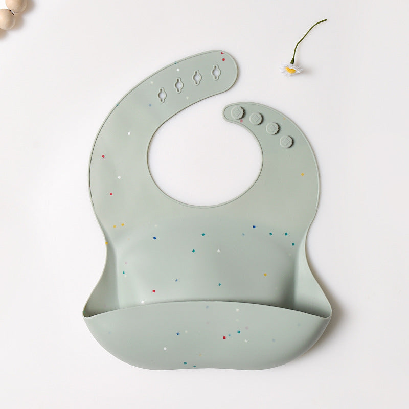 Confetti Catcher Silicone Baby Bib