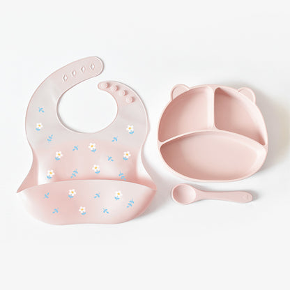 Mealtime Mosaic Silicone Tableware Trio