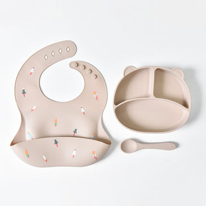 Mealtime Mosaic Silicone Tableware Trio