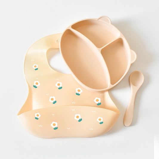 Mealtime Mosaic Silicone Tableware Trio